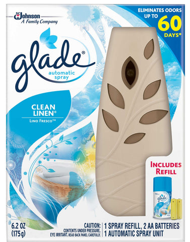 Glade Clean Linen Automatic Spray, 6.2 Ounce -- 4 per case.