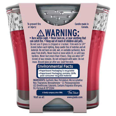 Glade Apple Cinnamon Candle, 3.4 Ounce -- 6 per case