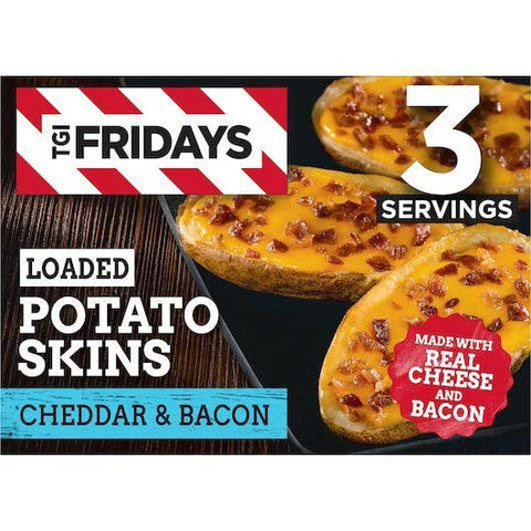 TGI Fridays Cheddar and Bacon Potato Skins, 8.5 Ounce -- 8 per case