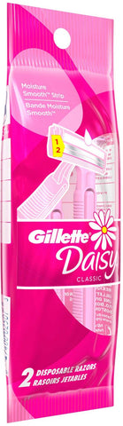 Daisy Classic Disposable Razor, 2 count per pack -- 36 per case.