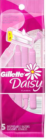 Daisy Classic Disposable Razor, 5 count per pack -- 36 per case.
