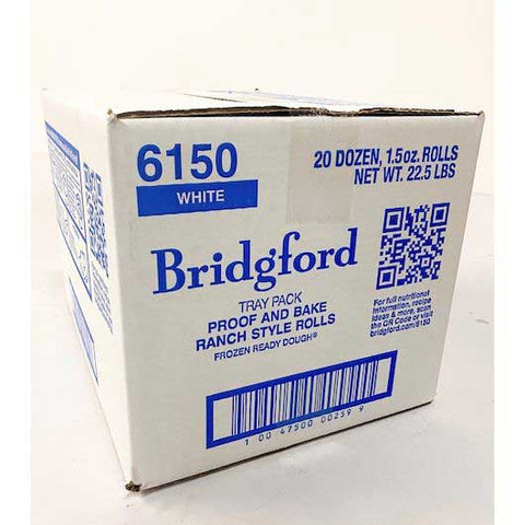 Bridgford White Ranch Yeast Roll Dough -- 240 per case