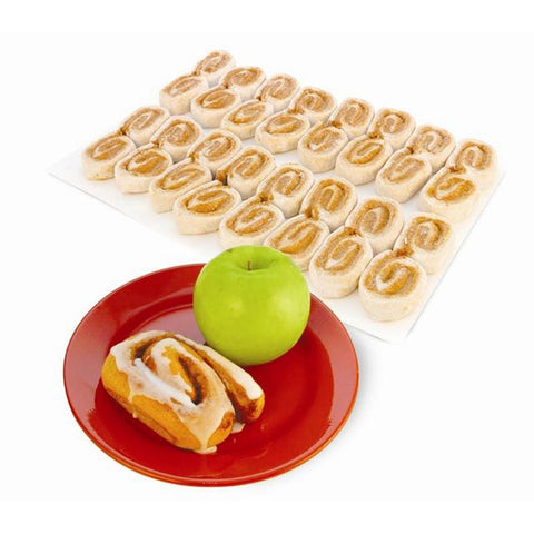 Bridgford Foods Pre Cut Honey Wheat Cinnamon Roll Dough, 2.25 Ounce -- 160 per case.
