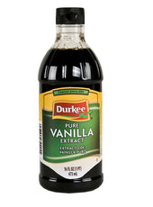 Durkee Pure Vanilla Extract - 16 oz. bottle, 6 per case