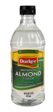 Durkee Imitation Almond Extract - 16 oz. bottle, 6 per case