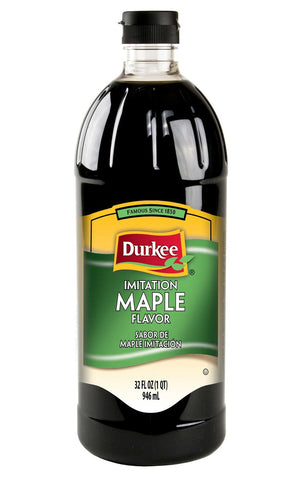 Durkee Imitation Maple Extract - 32 oz. bottle, 6 per case