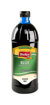 Durkee Blue Food Color , -- 6 Bottle Per Case, 32 Ounces Per Bottle.