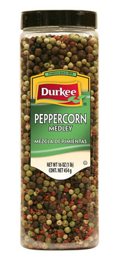 Durkee Peppercorn Medley - 16 oz. container, 6 per case