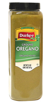 Durkee Ground Oregano - 12 oz. container, 6 per case