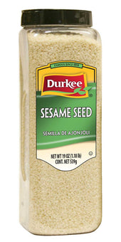 Durkee Sesame Seed - 19 oz. container, 6 per case