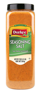 Durkee Seasoning Salt - 37 oz. container, 6 per case