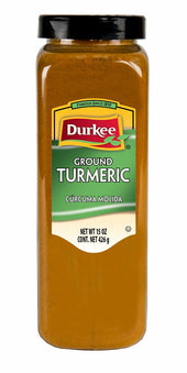 Durkee Ground Turmeric - 15 oz. container, 6 per case