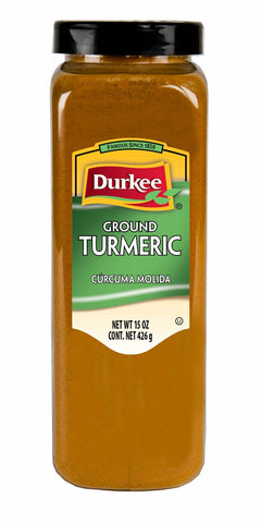 Durkee Ground Turmeric - 15 oz. container, 6 per case