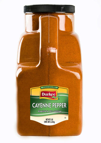 Durkee Cayenne Pepper - 5 lb. container, 1 per case
