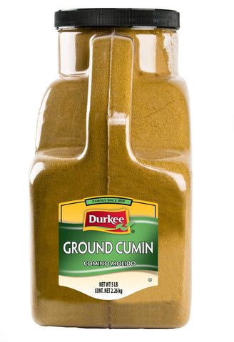 Durkee Ground Cumin - 5 lb. container, 1 per case