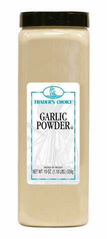 Traders Choice Garlic Powder - 19 oz. container, 6 per case