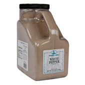Traders Choice Ground White Pepper - 5 lb. container, 1 per case