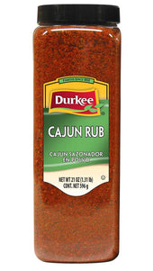 Durkee Cajun Rub - 21 oz. container, 6 per case