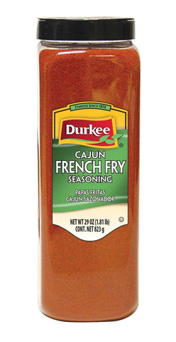 Durkee Cajun French Fry Seasoning - 29 oz. container, 6 per case