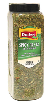 Durkee Spicy Pasta Seasoning - 12 oz. container, 6 per case