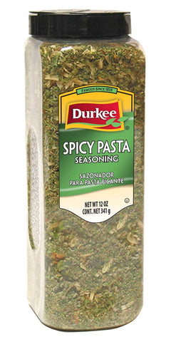 Durkee Spicy Pasta Seasoning - 12 oz. container, 6 per case