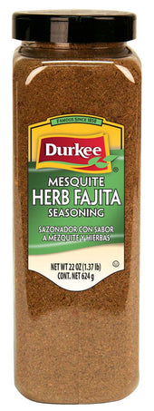 Durkee Mesquite Herb Fajita Seasoning - 22 oz. container, 6 per case