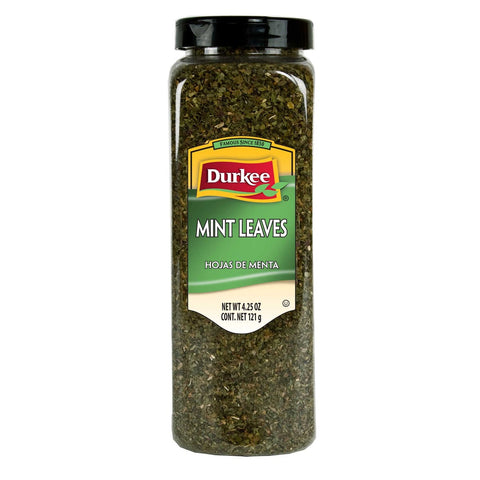 Durkee Mint Leaves 4.25 oz. container, 6 per case