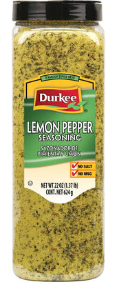 Durkee Lemon Pepper - 22 oz. container, 6 per case