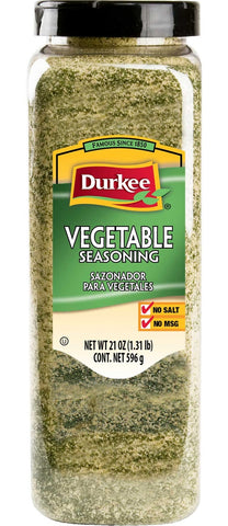 Durkee Vegetable Seasoning - 21 oz. container, 6 per case