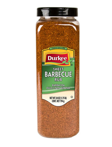 Durkee Sweet Barbecue Rub Seasoning, 28 Ounce -- 6 per case.