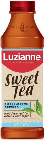 Luzianne Ready To Drink Sweet Tea, 18.5 Ounce -- 12 per case.
