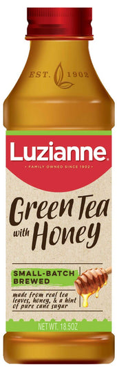 Luzianne Ready To Drink Green Tea, 18.5 Ounce -- 12 per case.