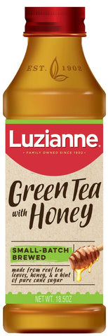Luzianne Ready To Drink Green Tea, 18.5 Ounce -- 12 per case.