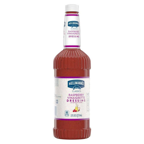 Hellmann's Classics Raspberry Vinaigrette Salad Dressing Salad Bar Bottles, 32 ounce -- 6 per case