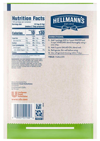 Hellmanns Dry Caesar Dressing Mix, 11.8 Ounce -- 6 per case