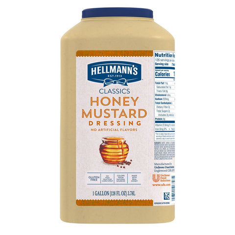 Hellmann's Classics Honey Mustard Salad Dressing Jug, 1 gallon -- 4 per case