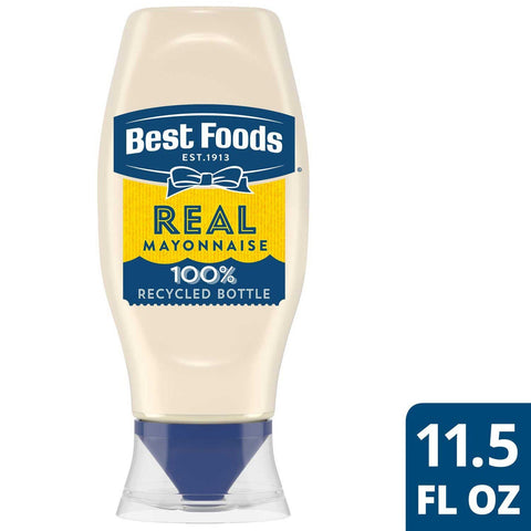 Best Foods Real Mayonnaise Squeeze Bottle, 11.5 Ounce -- 12 per case