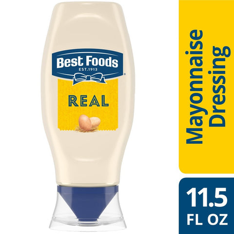 Best Foods Real Mayonnaise Squeeze Bottle, 11.5 Ounce -- 12 per case