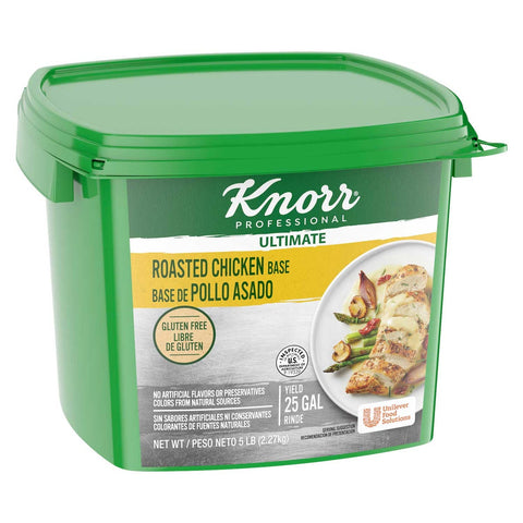 Knorr Professional Ultimate Roasted Chicken Stock Base, 5 Pound -- 4 per case