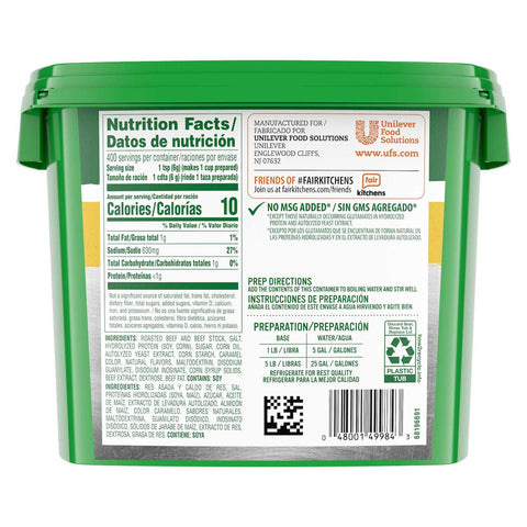 Knorr Professional Ultimate Roasted Beef Stock Base, 5 Pound -- 4 per case