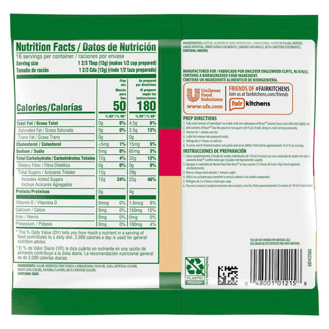 Knorr Professional Creme Caramel Flan Dessert Mix, 8 ounce -- 6 per case
