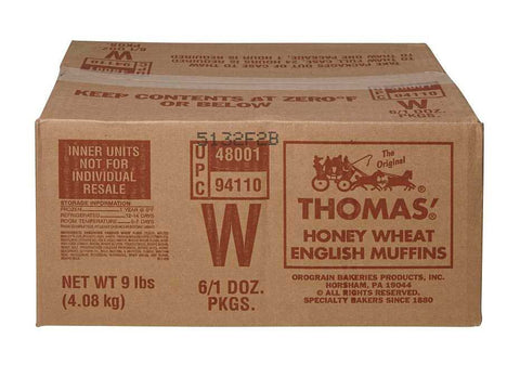 Maplehurst Bakery Thomas Honey Wheat English Muffin -- 72 per case.