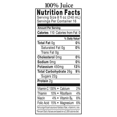 Tropicana Pure Premium Orginal 100 Percent Orange Juice, 128 Fluid Ounce -- 4 per case.