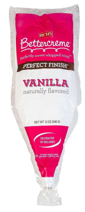 Richs Vanilla Buttercreme Icing, 0.75 Pound -- 15 per case