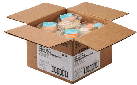 Our Specialty French Style Cheesecake Parfait Cup, 0.281 Pound -- 8 per case