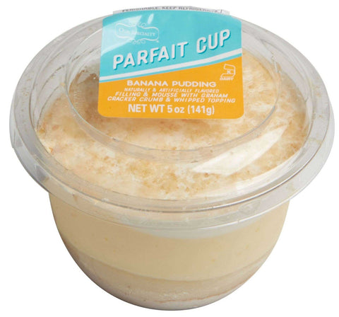 Our Specialty Banana Pudding Parfait Cup, 0.313 Pound -- 8 per case