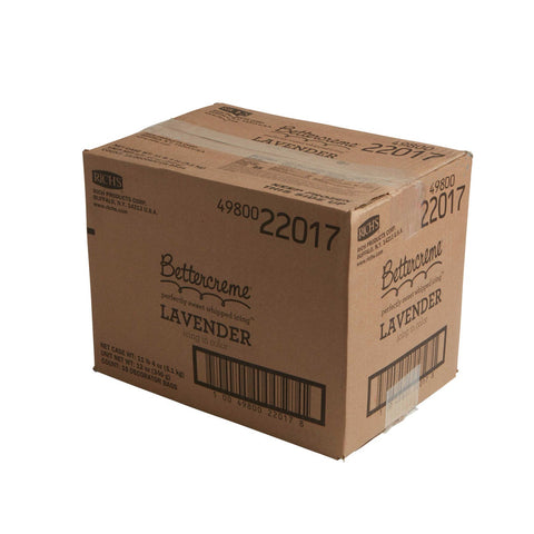 Rich Bettercreme Pre Whipped Lavender Icing, 12 Ounce -- 15 per case.