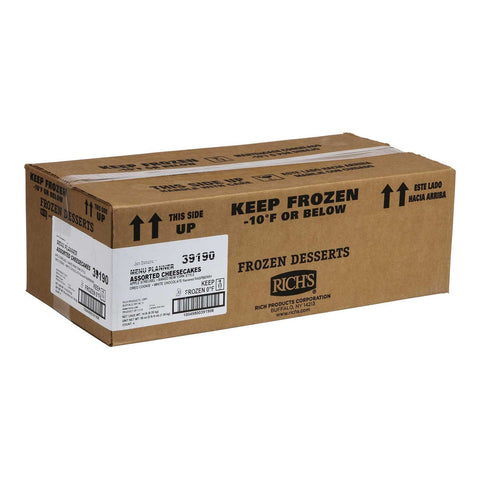 Rich Jon Donaire Assorted Menu Planner Cheese Cake, 64 Ounce -- 4 per case.