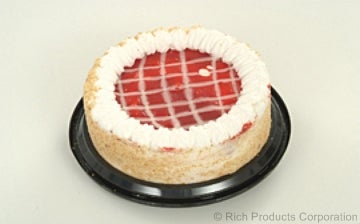 Rich Jon Donaire Strawberry and Creme Ice Cream Cake, 40 Ounce -- 4 per case.