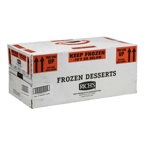 Rich Jon Donaire Cookie and Cream Ice Cream Cake, 40 Ounce -- 4 per case.